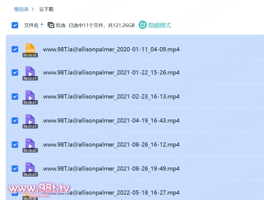【115eD2k】CB主播【allisonpalmer】怼着屄拍自慰，就喜欢这样双排的allisonpalmer高收藏合集【11配额/11V/121G】-98推特-精选每日热门,专注打造高质量合集资源平台