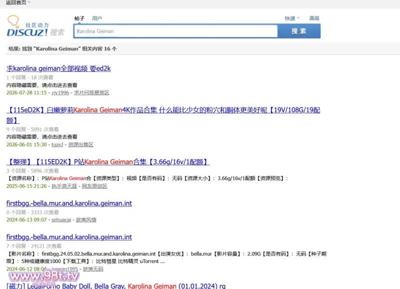 【ED2K丨整理】鲜嫩的，就是极好的！拥有一线天嫩穴的 萝莉型女优 Karolina Geiman 合集【155g/60v/60配额】-98推特-精选每日热门,专注打造高质量合集资源平台